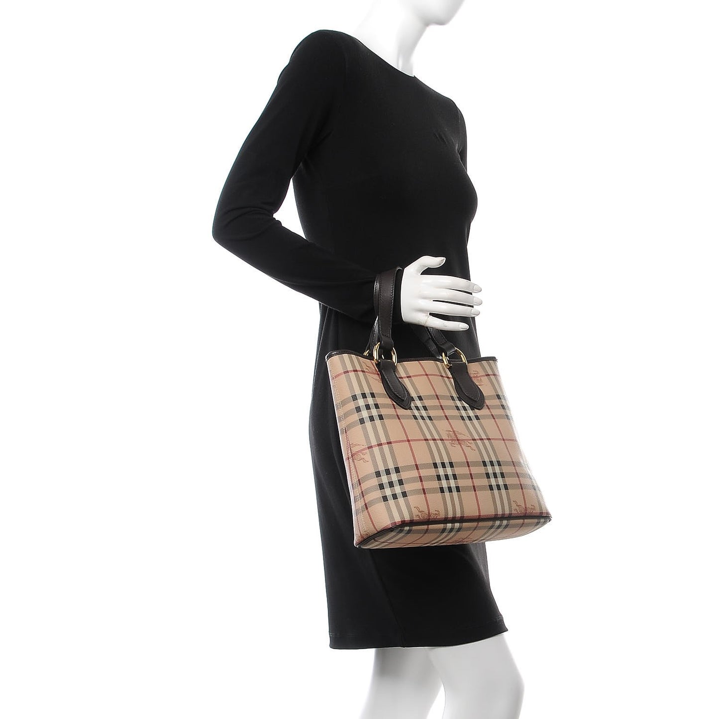 Haymarket Check Small Onslow Tote Brown