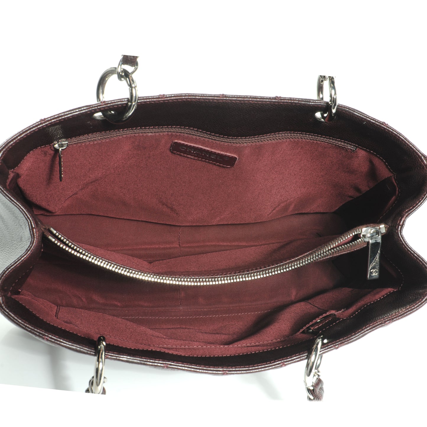 Caviar Grand Shopping Tote GST Dark Brown