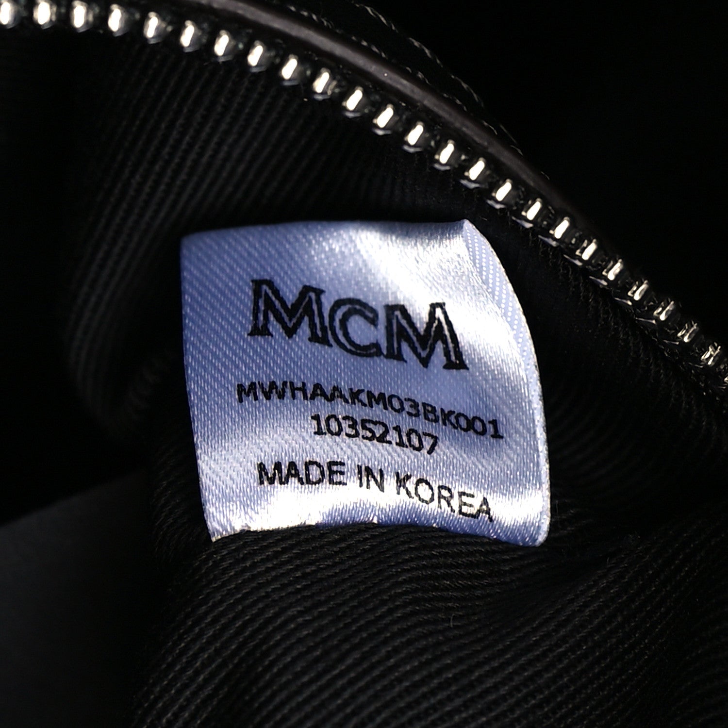 MCM Calfskin Ottomar Medium Klara Hobo Black 7 of 10