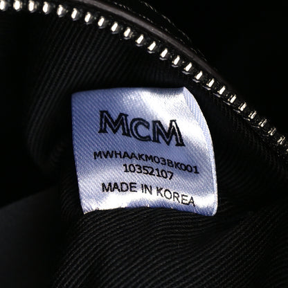 MCM Calfskin Ottomar Medium Klara Hobo Black 7 of 10