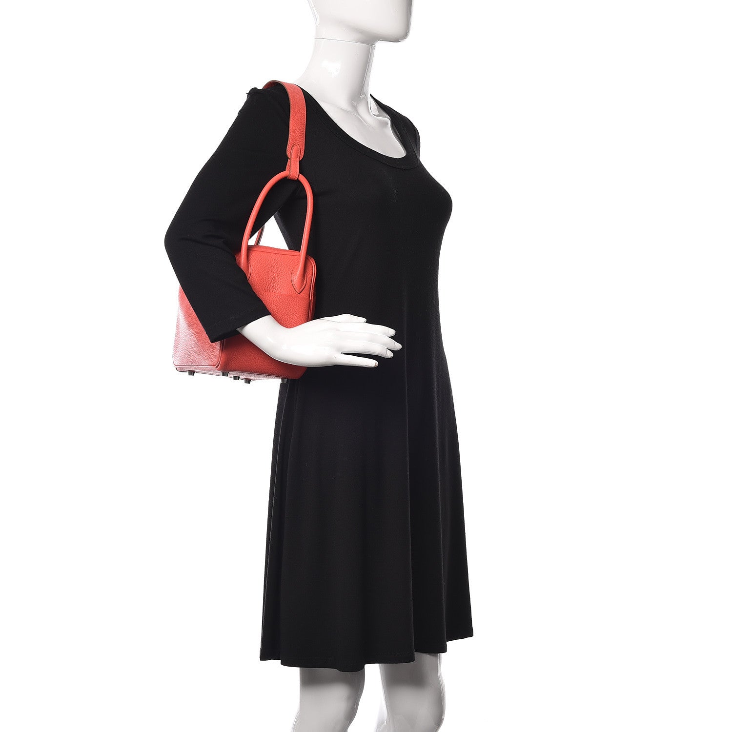 Hermes Taurillon Clemence Lindy 26 Rose Jaipur 2 of 10