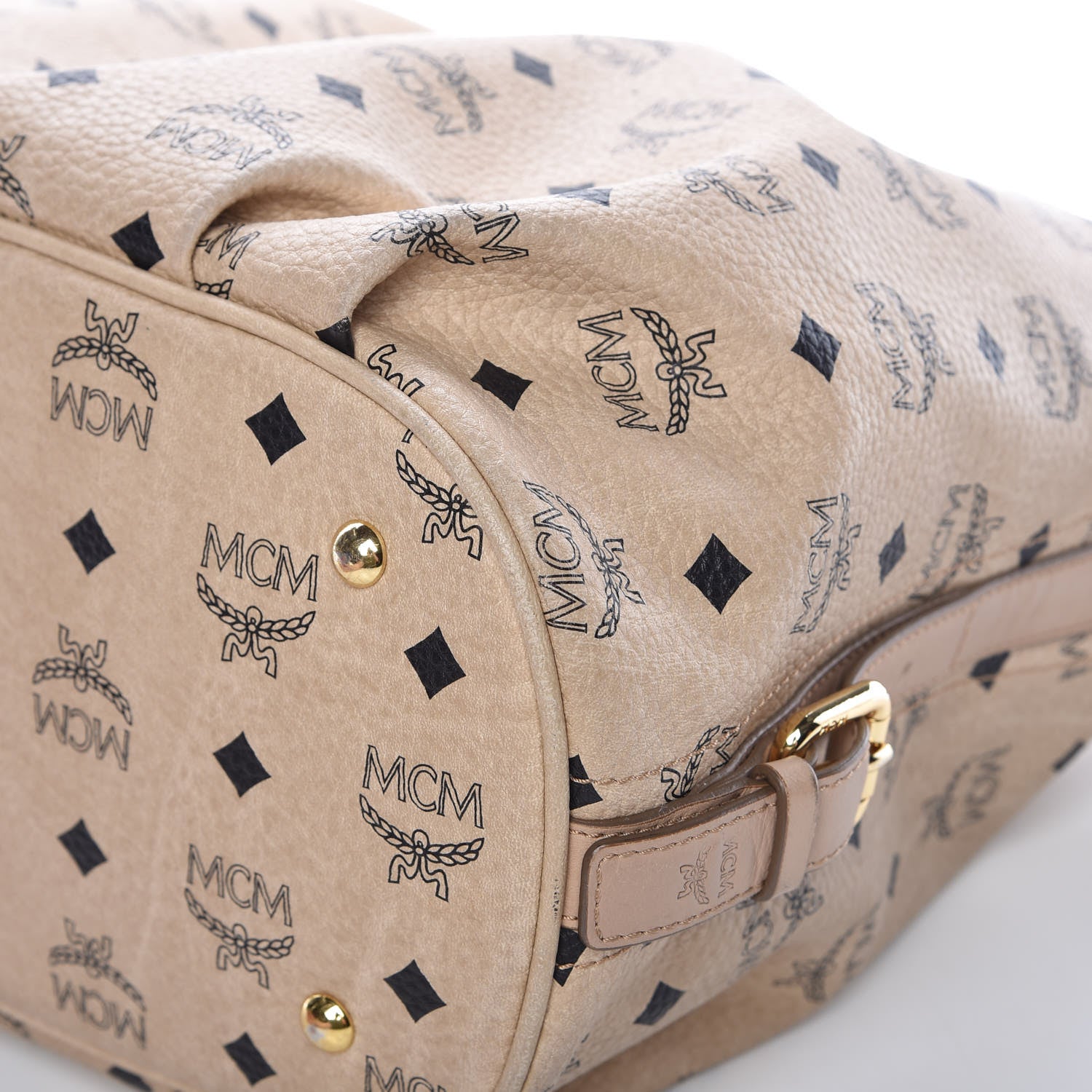 MCM Visetos Hobo Beige 11 of 17