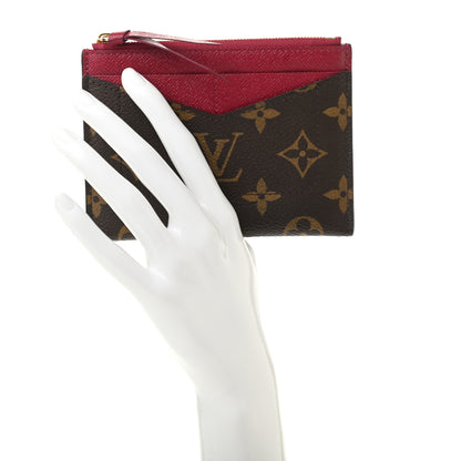 Louis Vuitton Monogram Zipped Card Holder Fuchsia 2 of 6