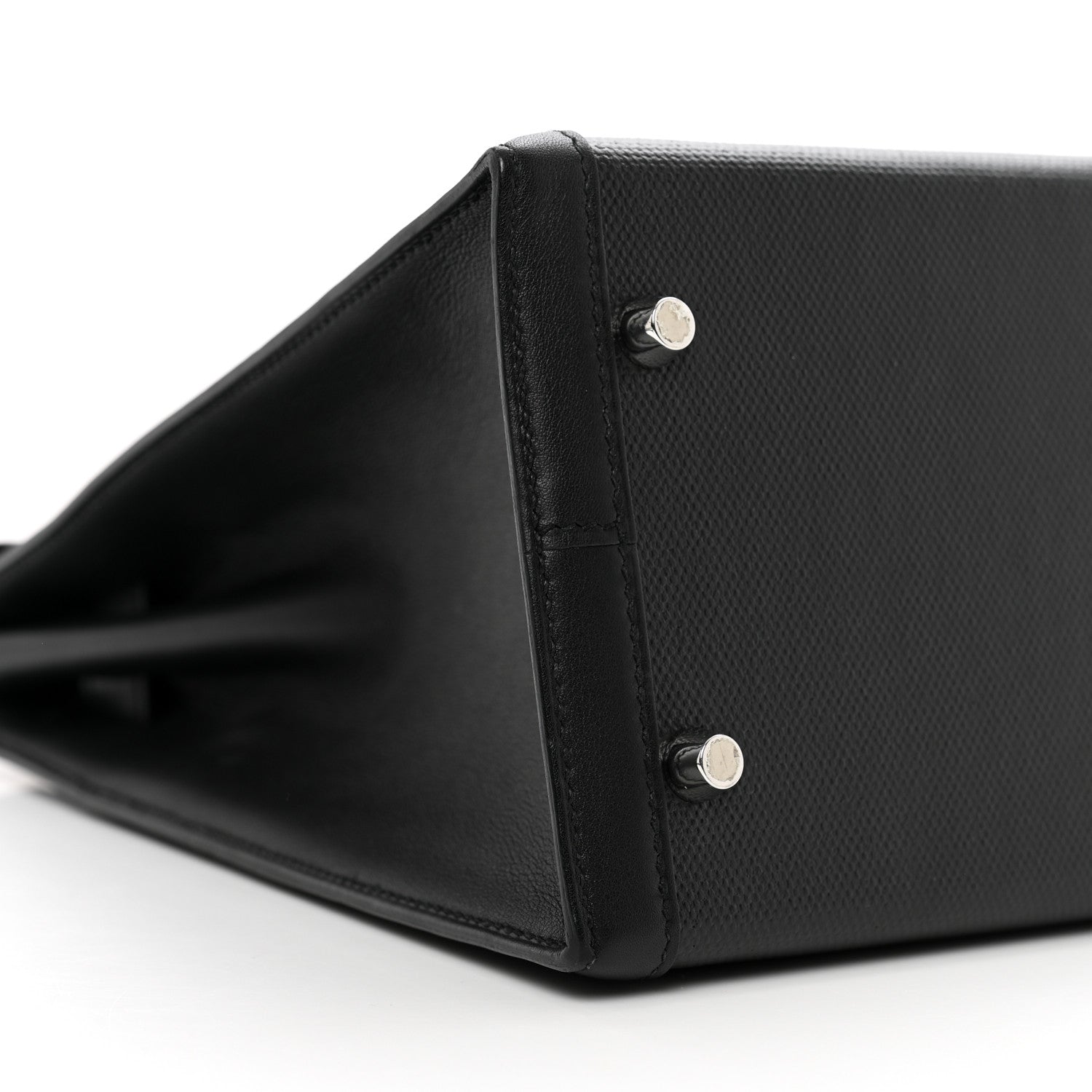 Hermes Berline Toile Swift Kelly Sellier 32 Black Ecru 8 of 11