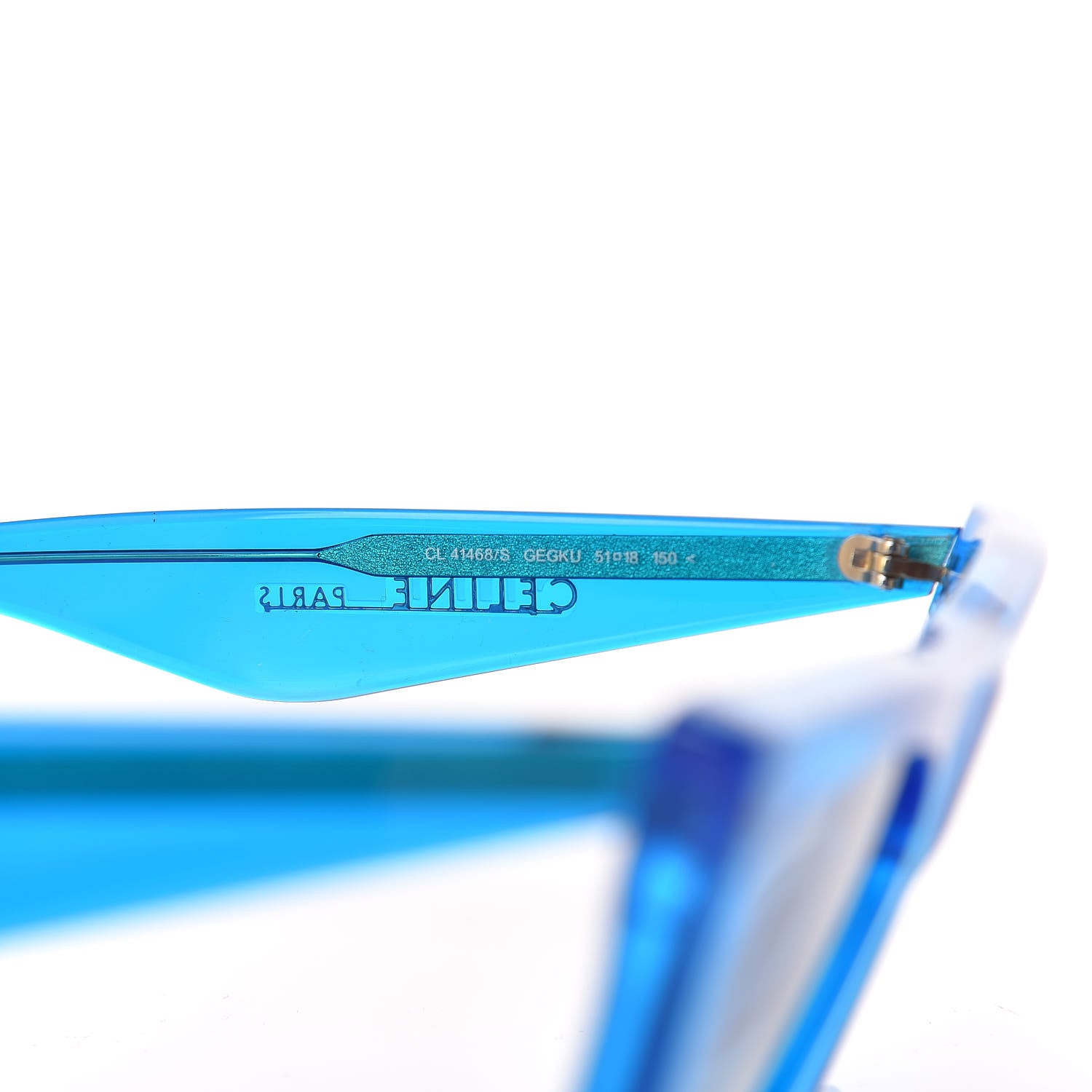Celine Edge Sunglasses CL 41468/S Blue 5 of 6