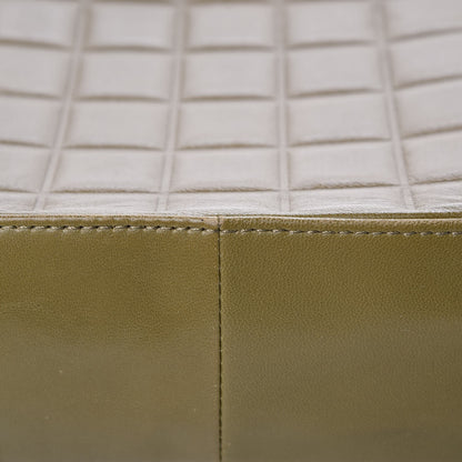 Chanel Lambskin Chocolate Bar Quilted Small Shoulder Bag Khaki 12 of 14