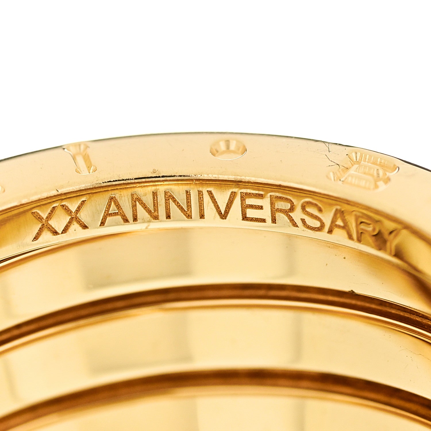 Bulgari 18K Yellow Gold B.Zero1 Five-Band Anniversary Ring 58 8.25 5 of 7