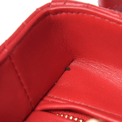 Christian Dior Lambskin Cannage Medium Lady Dior Red 11 of 13