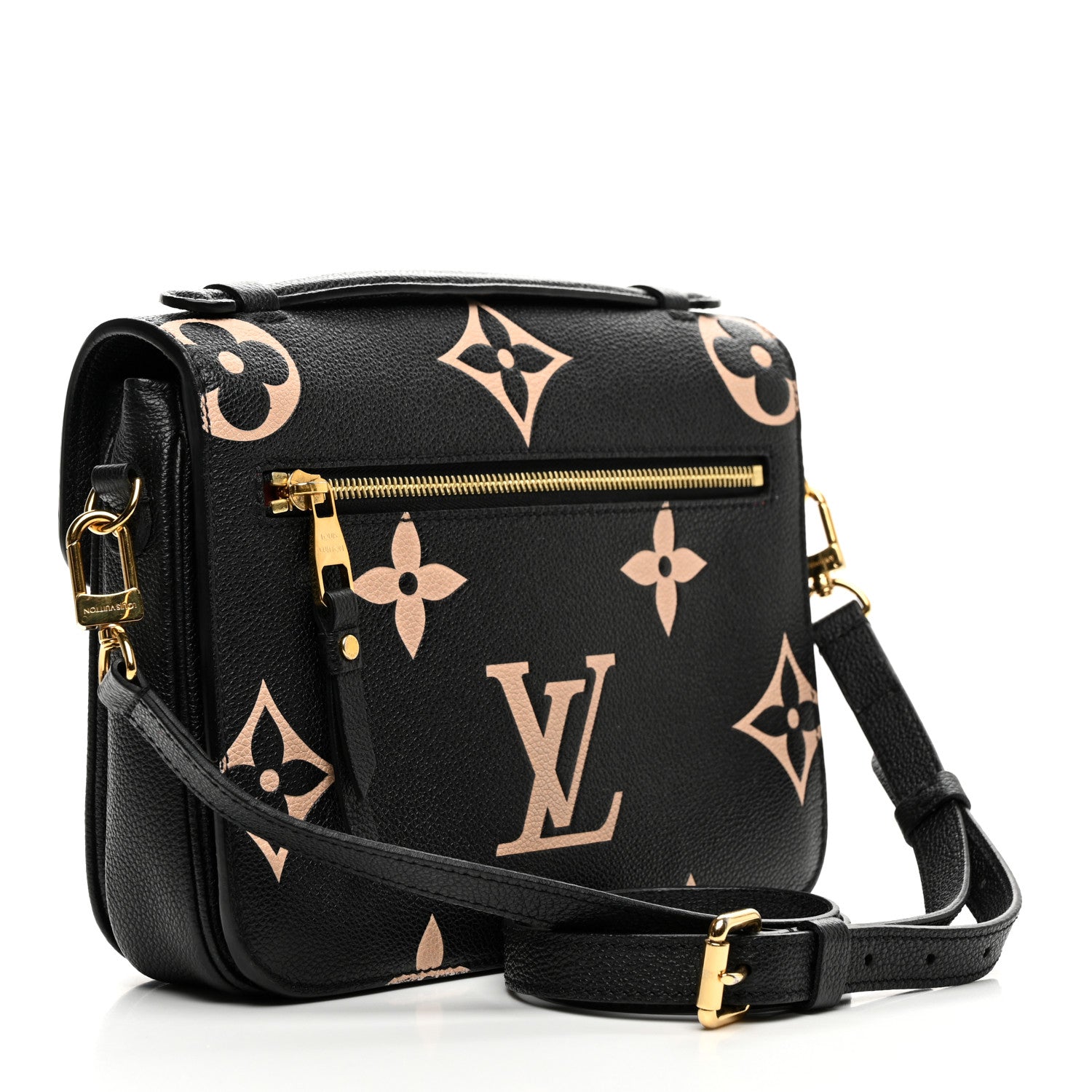 Louis Vuitton Empreinte Monogram Giant Pochette Metis Black Beige 3 of 11