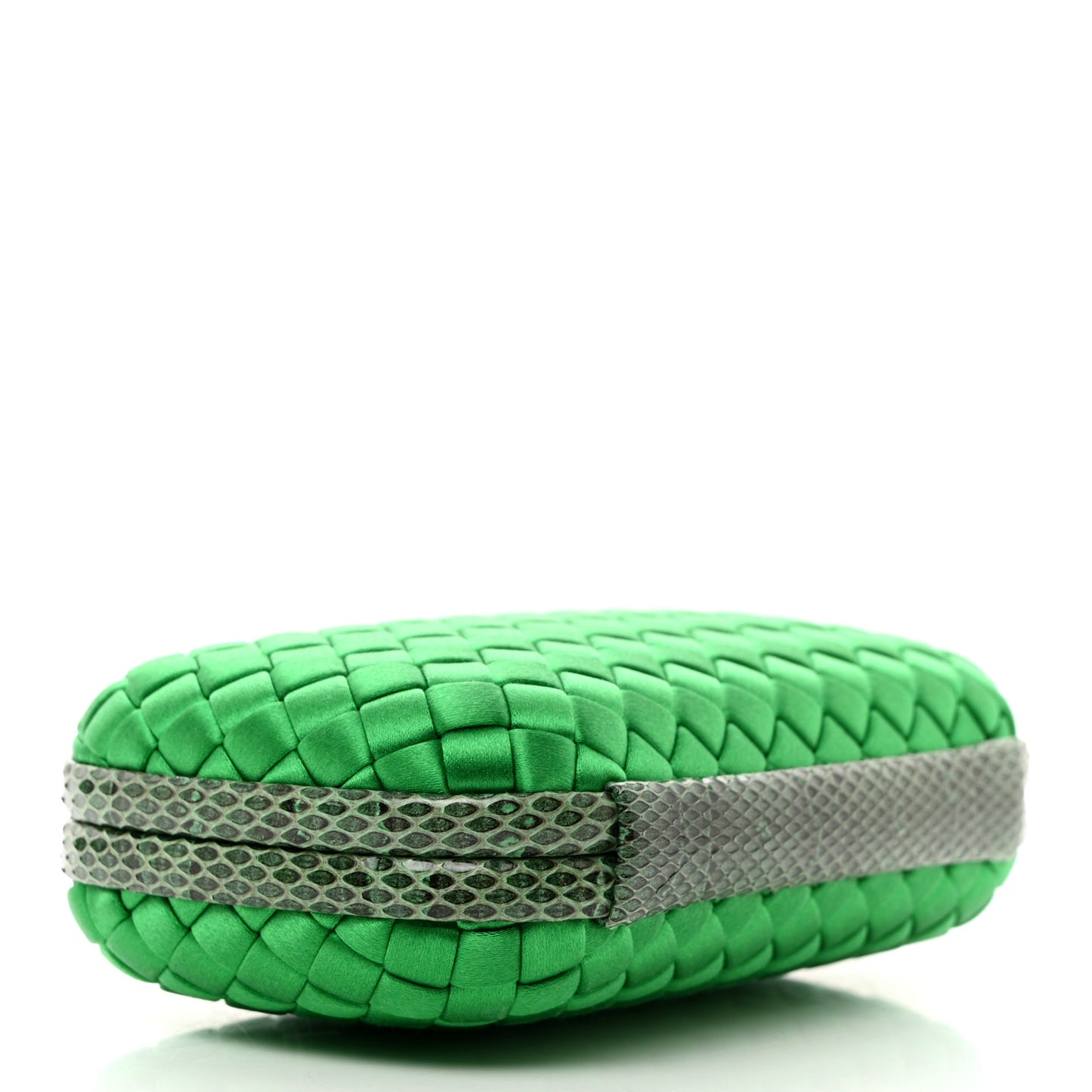 Satin Intreccio Impero Ayers Knot Clutch