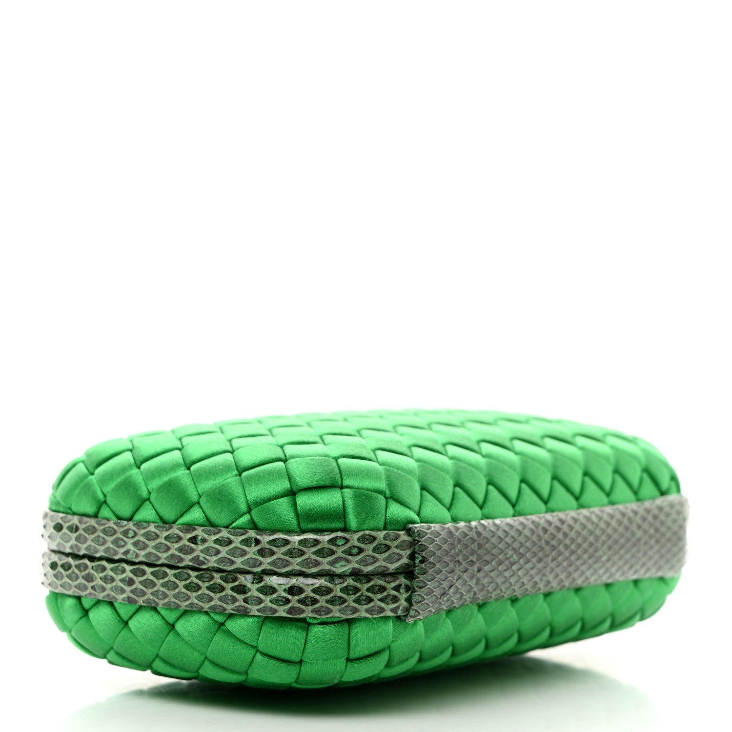 Bottega Veneta Satin Intreccio Impero Ayers Knot Clutch 4 of 7