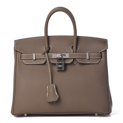 Hermes Togo Birkin 25 Etoupe 1 of 35