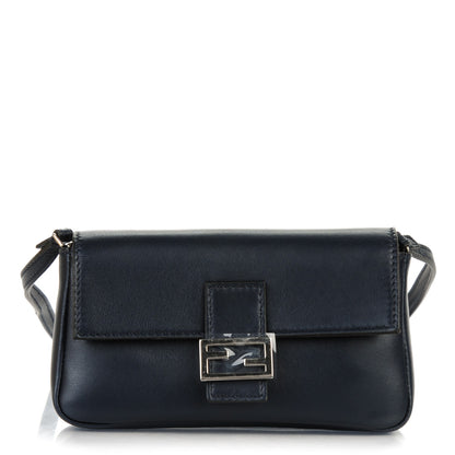 Fendi Nappa Micro Baguette Blue 1 of 8