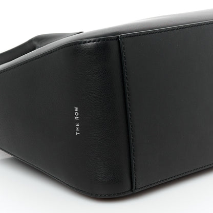 The Row Polished Saddle Calfskin E/W Top Handle Bag Black 9 of 10