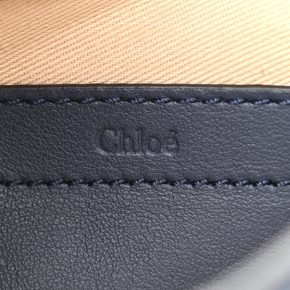 Chloe Suede Calfskin Mini Marcie Round Crossbody Bag Motty Grey Multicolor 6 of 11