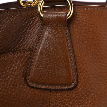 Prada Vitello Daino Tote Palissandro 11 of 15