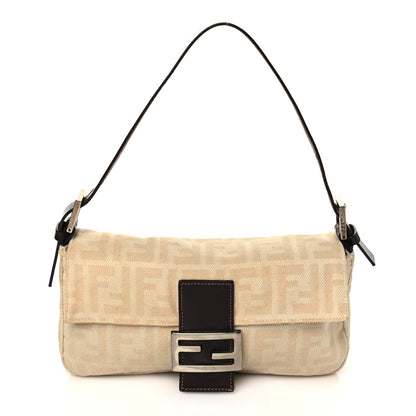 Fendi Zucca Baguette Beige 1 of 9