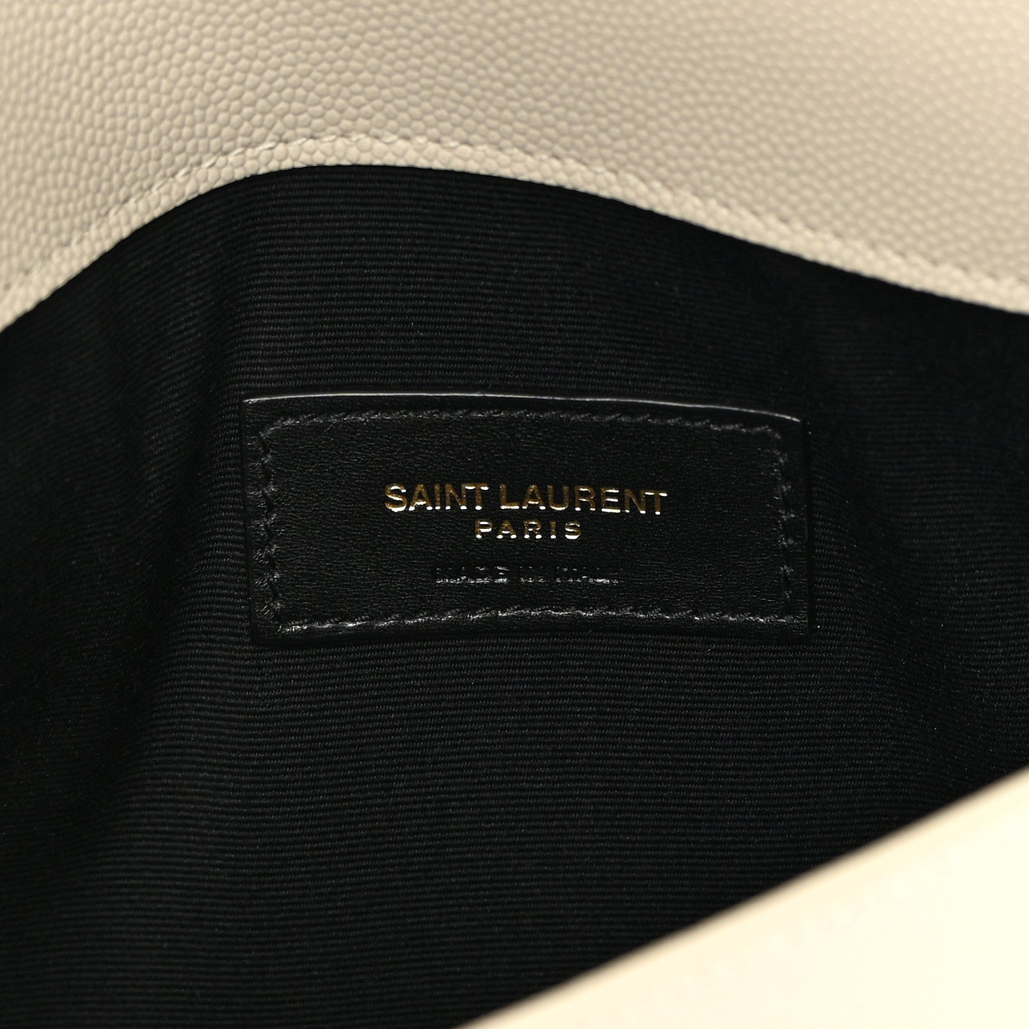 Saint Laurent Grain De Poudre Uptown Pouch Crema Soft 6 of 8