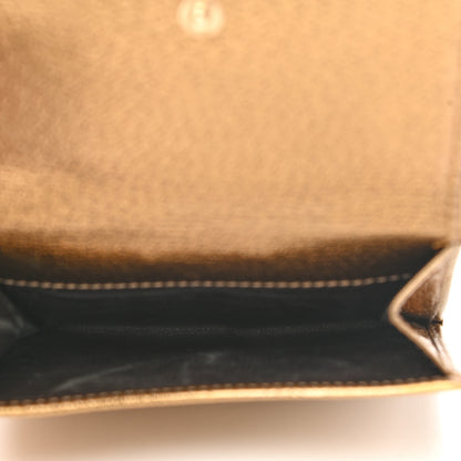 Gucci Monogram Princy Compact French Flap Wallet Gold 5 of 12