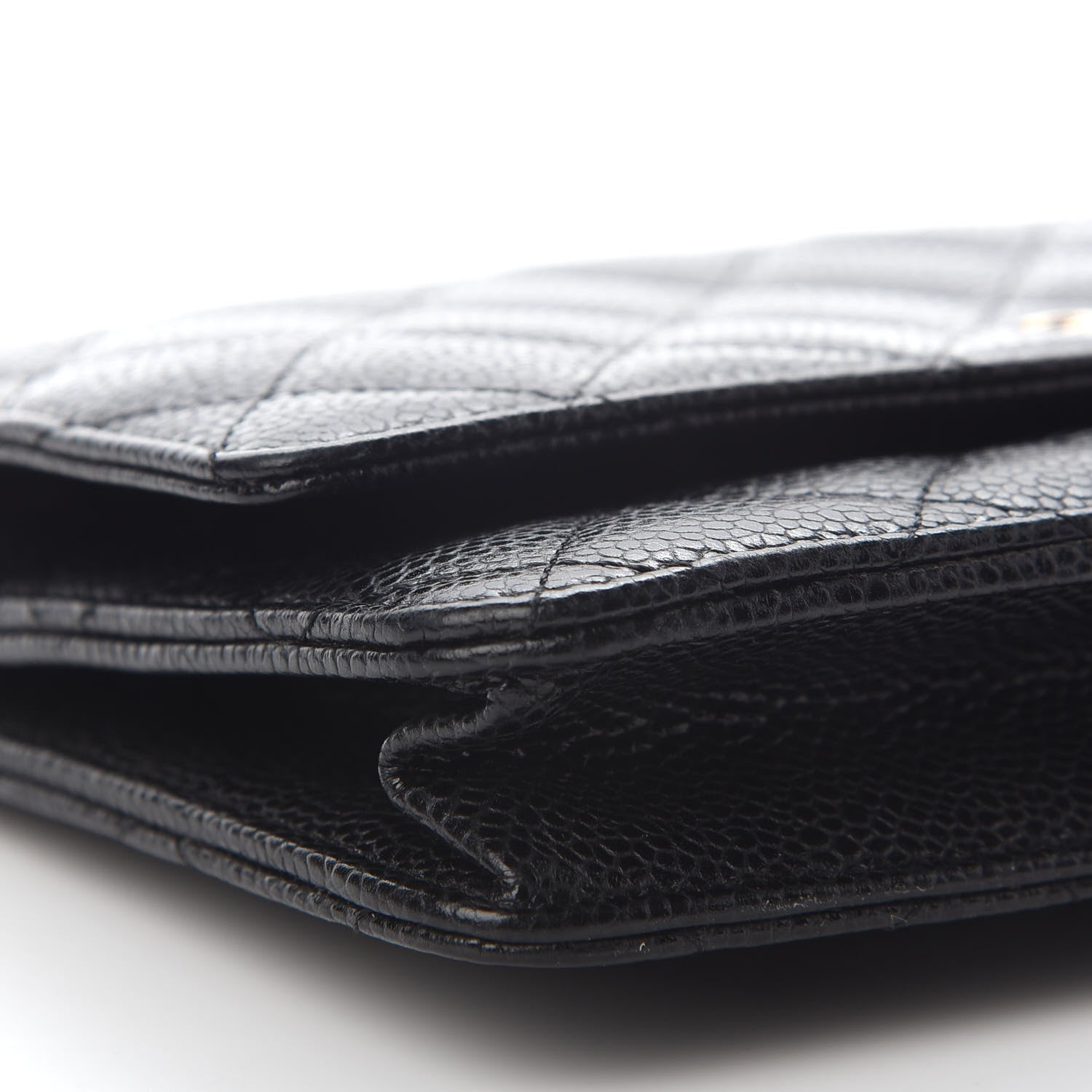 Chanel Caviar Quilted Wallet On Chain WOC Black 9 of 10