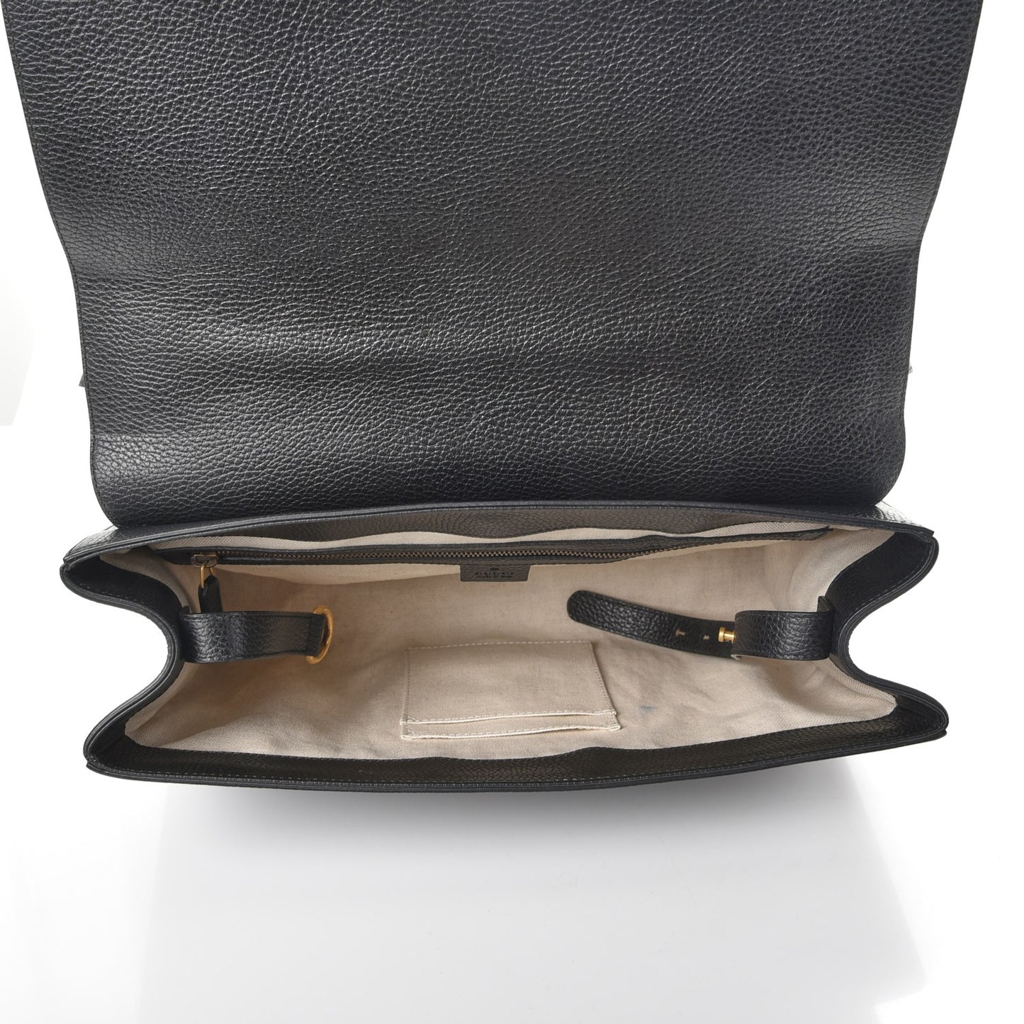 Calfskin GG Marmont Messenger Bag Black