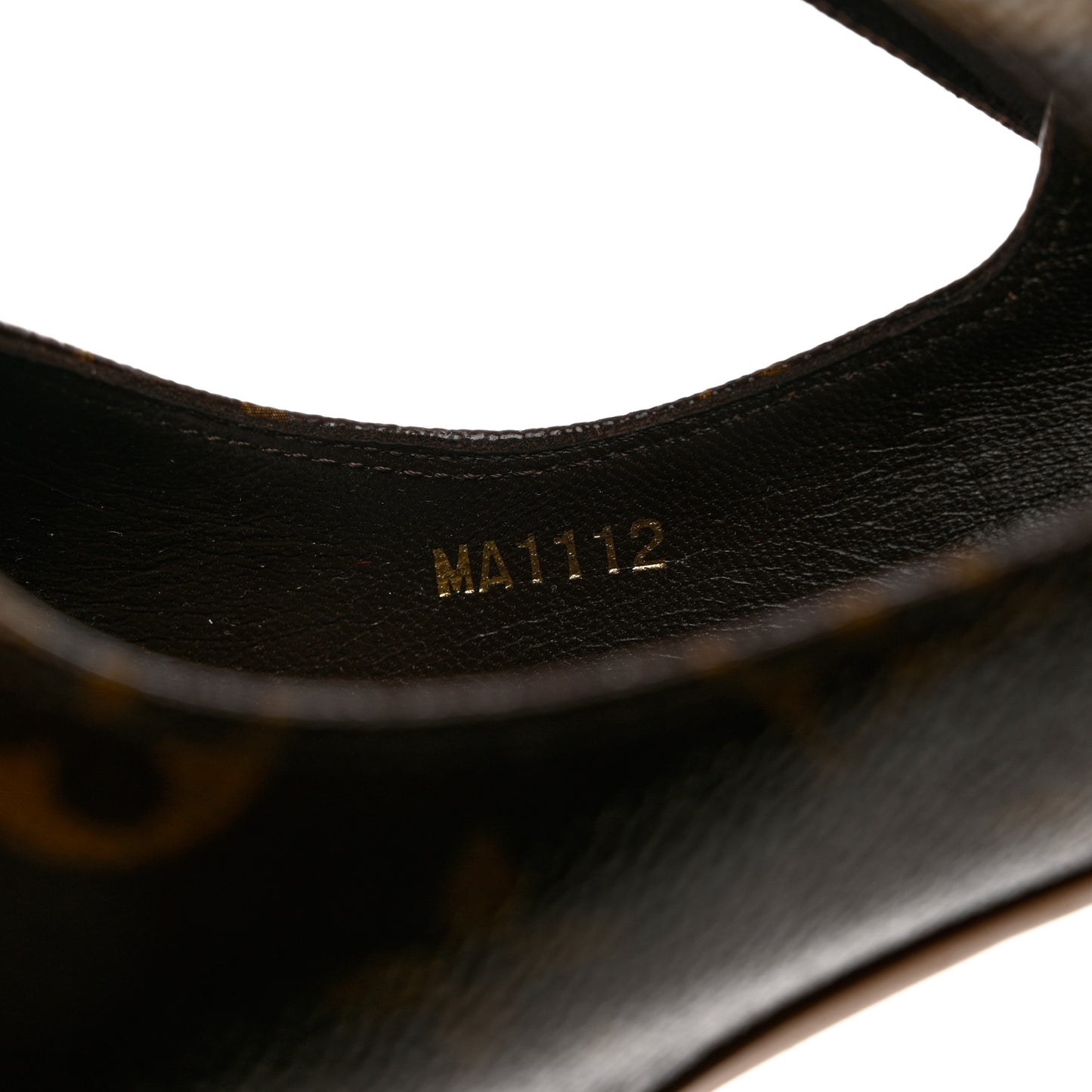 Patent Monogram Ritual Fetish Platform Pumps 41
