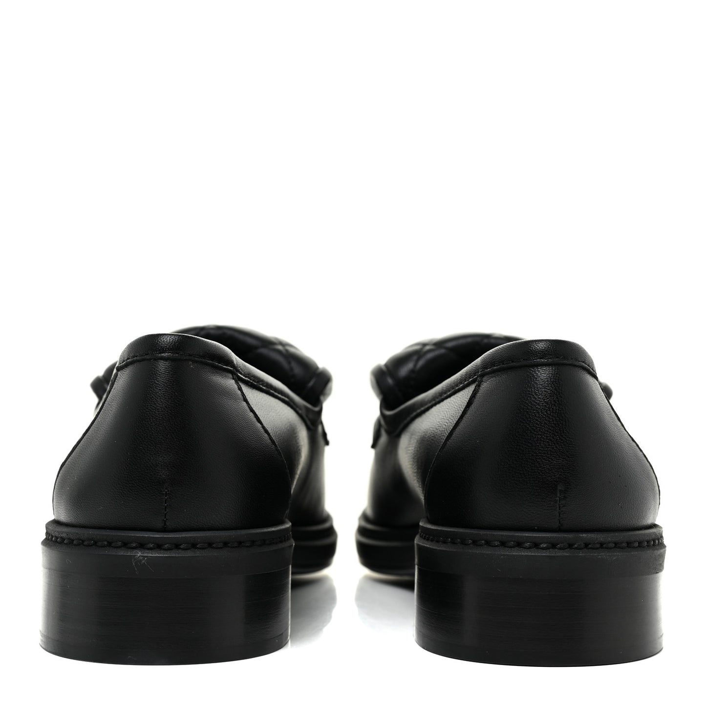Lambskin Quilted CC Turnlock Loafers 41 Black