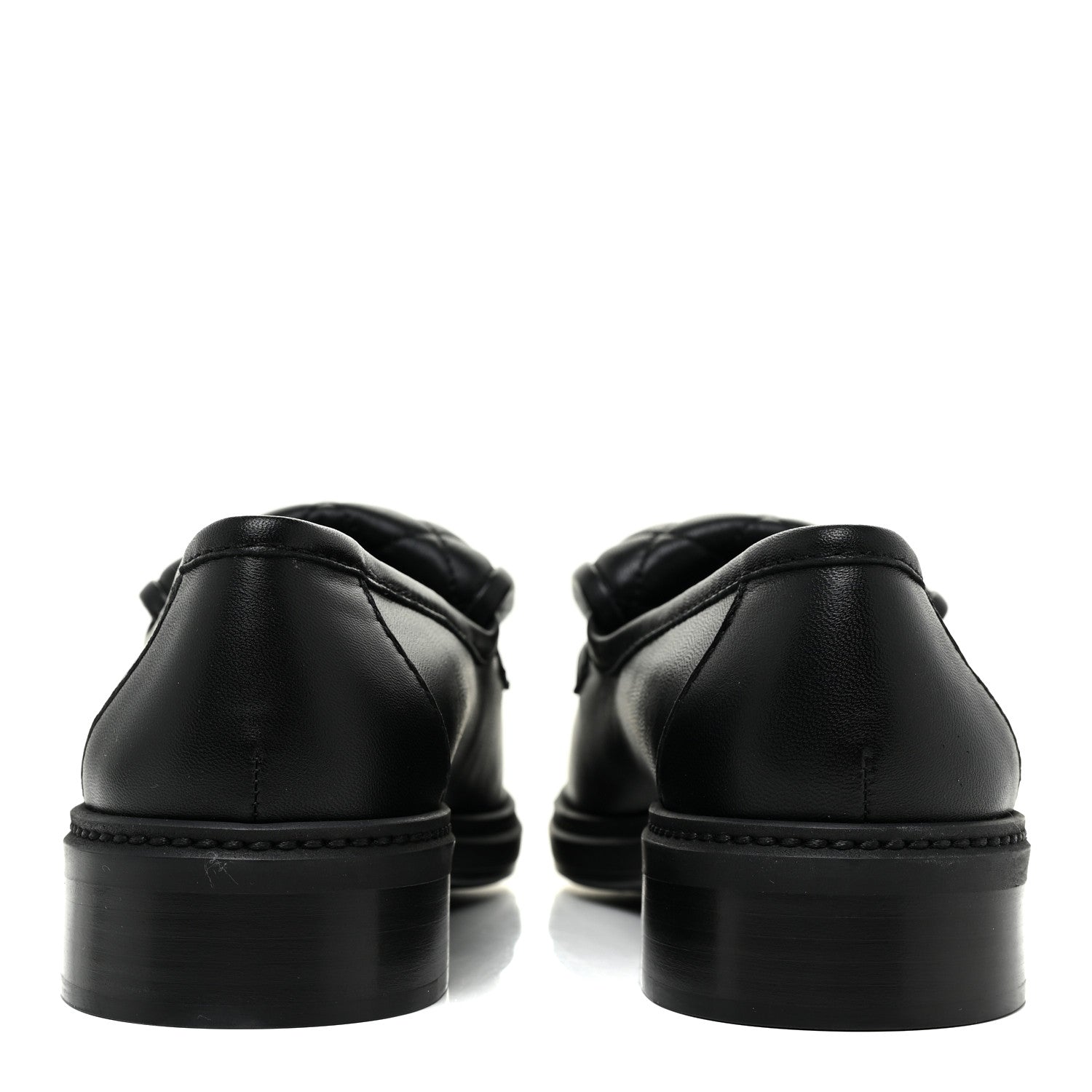 Chanel Lambskin Quilted CC Turnlock Loafers 41 Black 4 of 11
