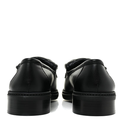 Chanel Lambskin Quilted CC Turnlock Loafers 41 Black 4 of 11