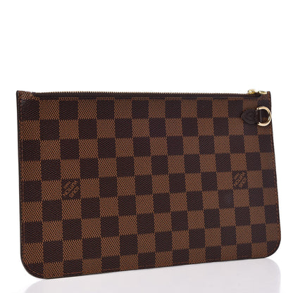 Louis Vuitton Damier Ebene Neverfull MM GM Pochette 3 of 8
