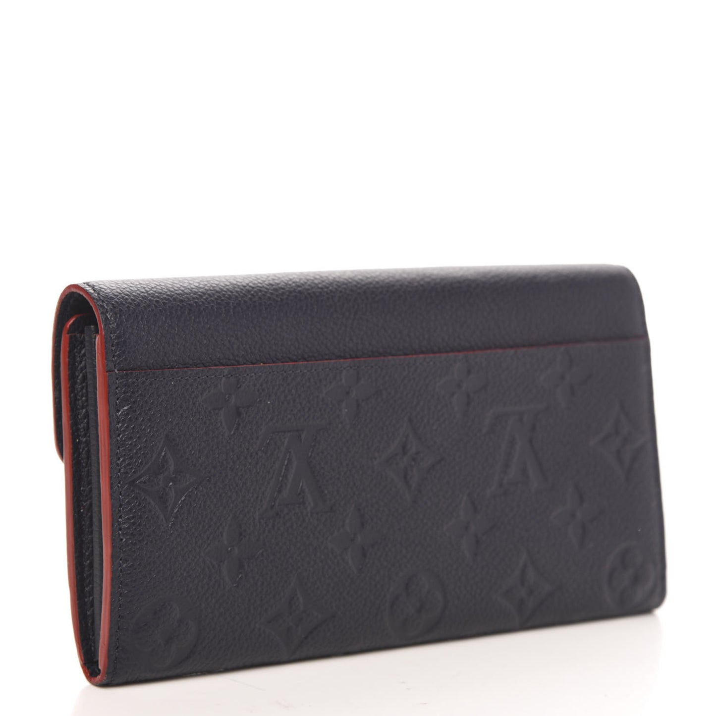 Empreinte Sarah Wallet NM Marine Rouge
