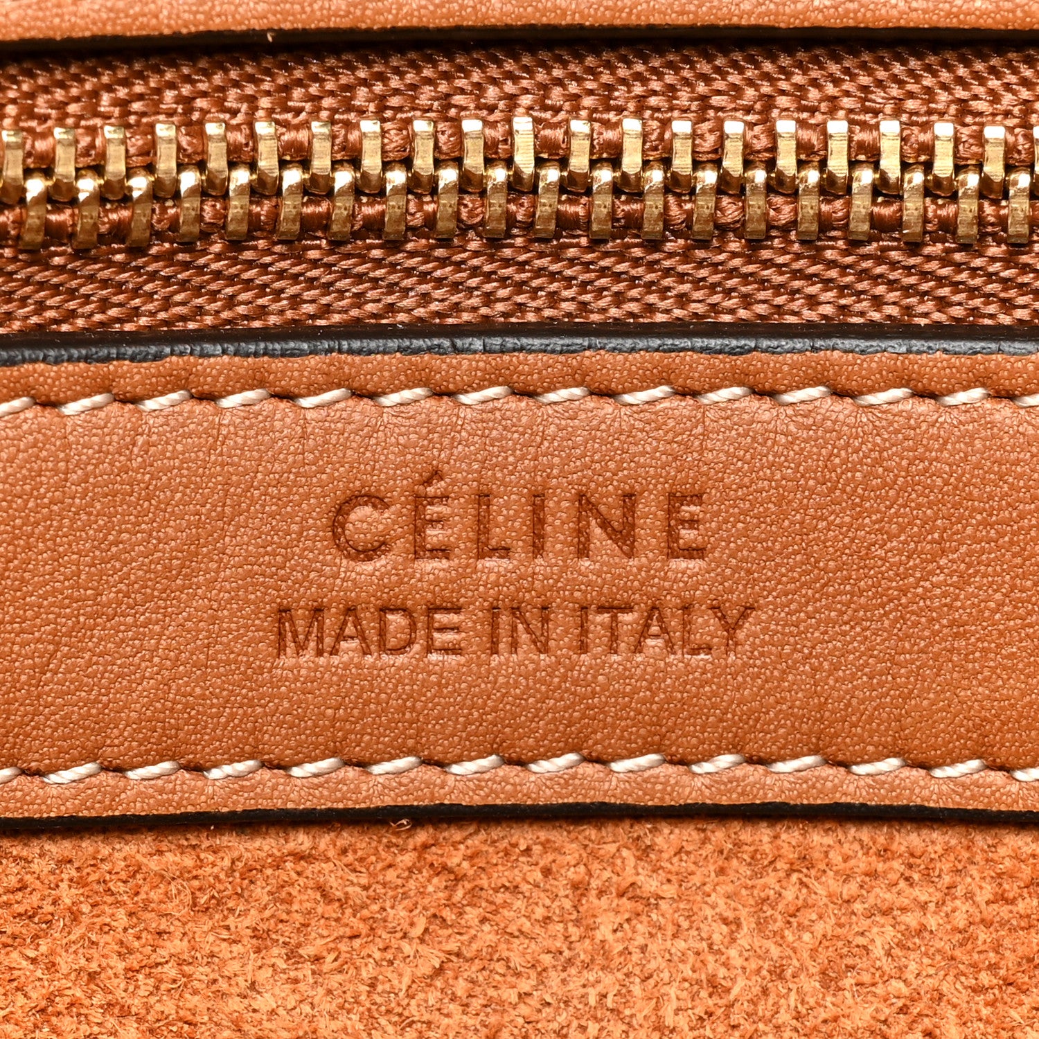 Celine Smooth Calfskin Medium Belt Cabas Phantom Brown 6 of 15