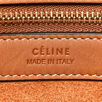 Celine Smooth Calfskin Medium Belt Cabas Phantom Brown 6 of 15