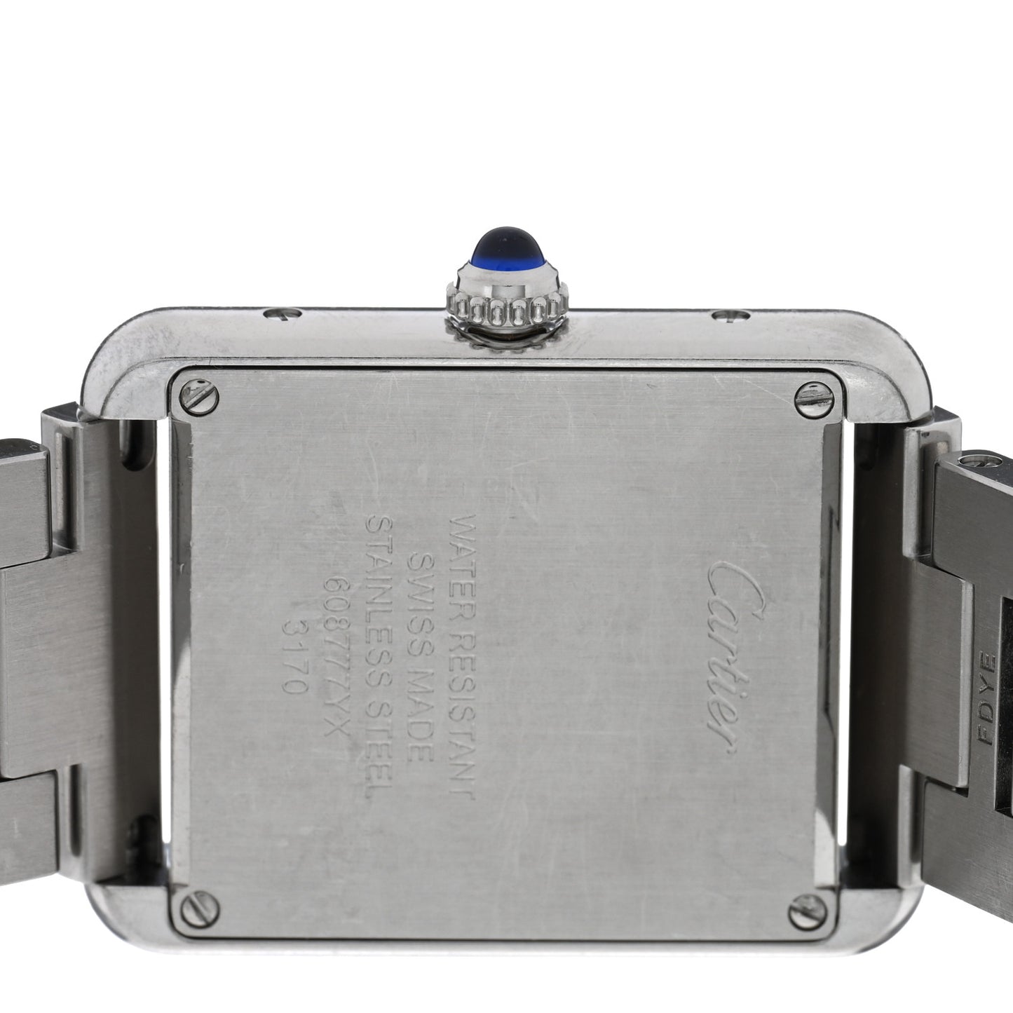 Stainless Steel 24mm Tank Solo Quartz Watch