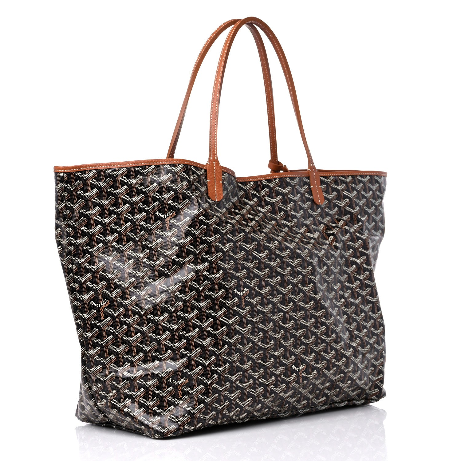 Goyard Goyardine Saint Louis GM Black Gold 4 of 9