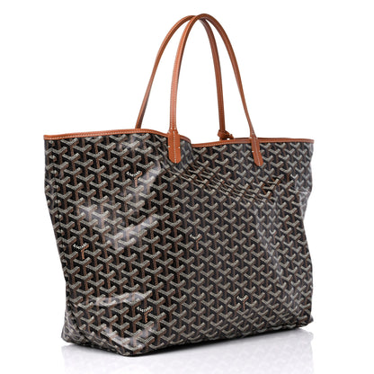 Goyard Goyardine Saint Louis GM Black Gold 4 of 9