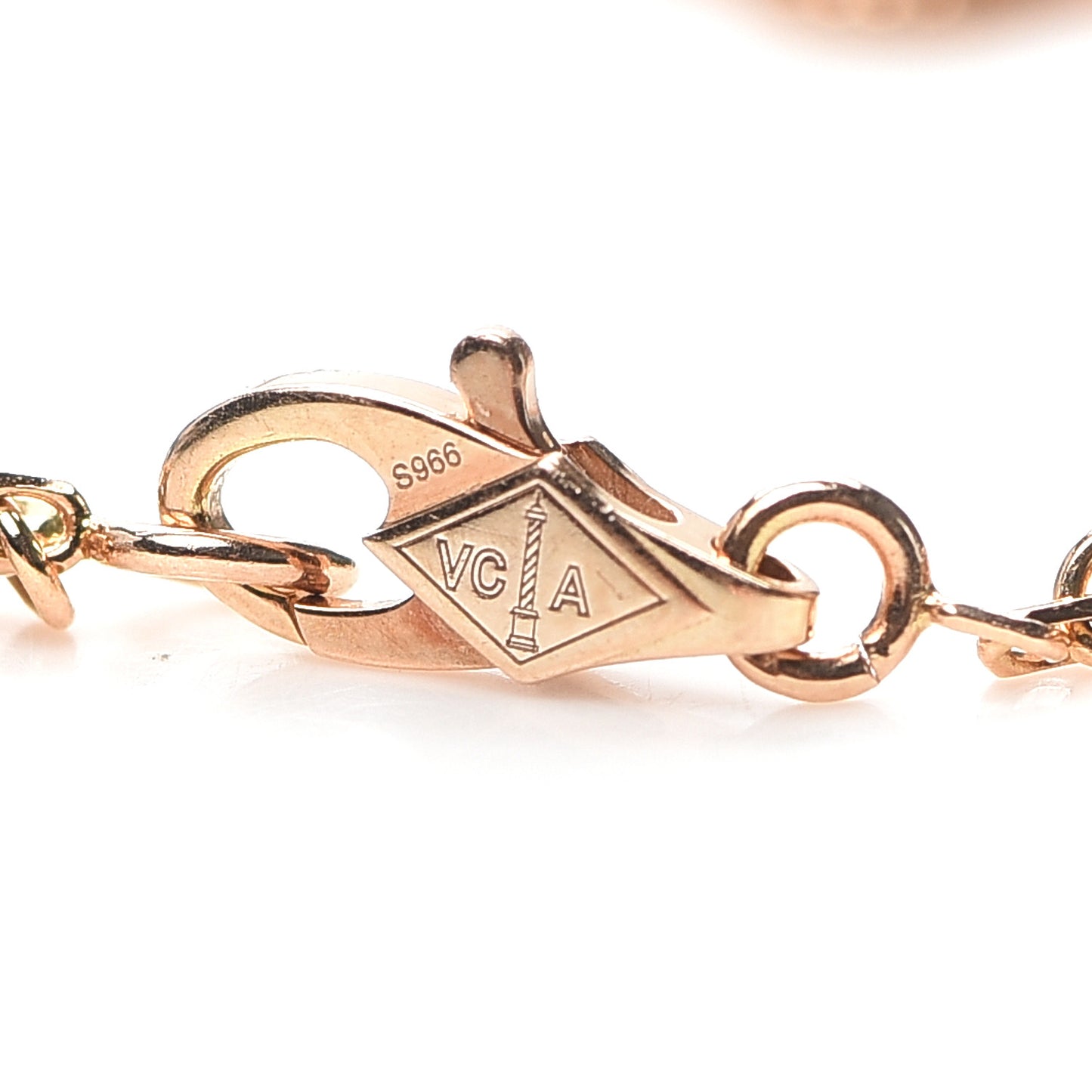 18K Rose Gold 6 Motifs Sweet Alhambra Bracelet