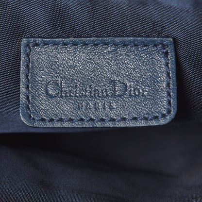 Christian Dior Monogram Mini Saddle Pochette Navy 6 of 7