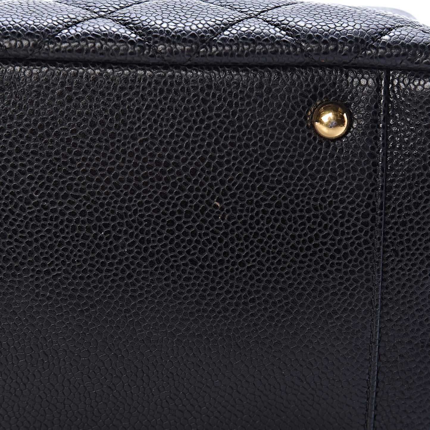 Caviar Quilted XL Grand Shopping Tote GST Black