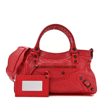 Balenciaga Agneau Classic Hardware First Rouge Cardinal 1 of 16