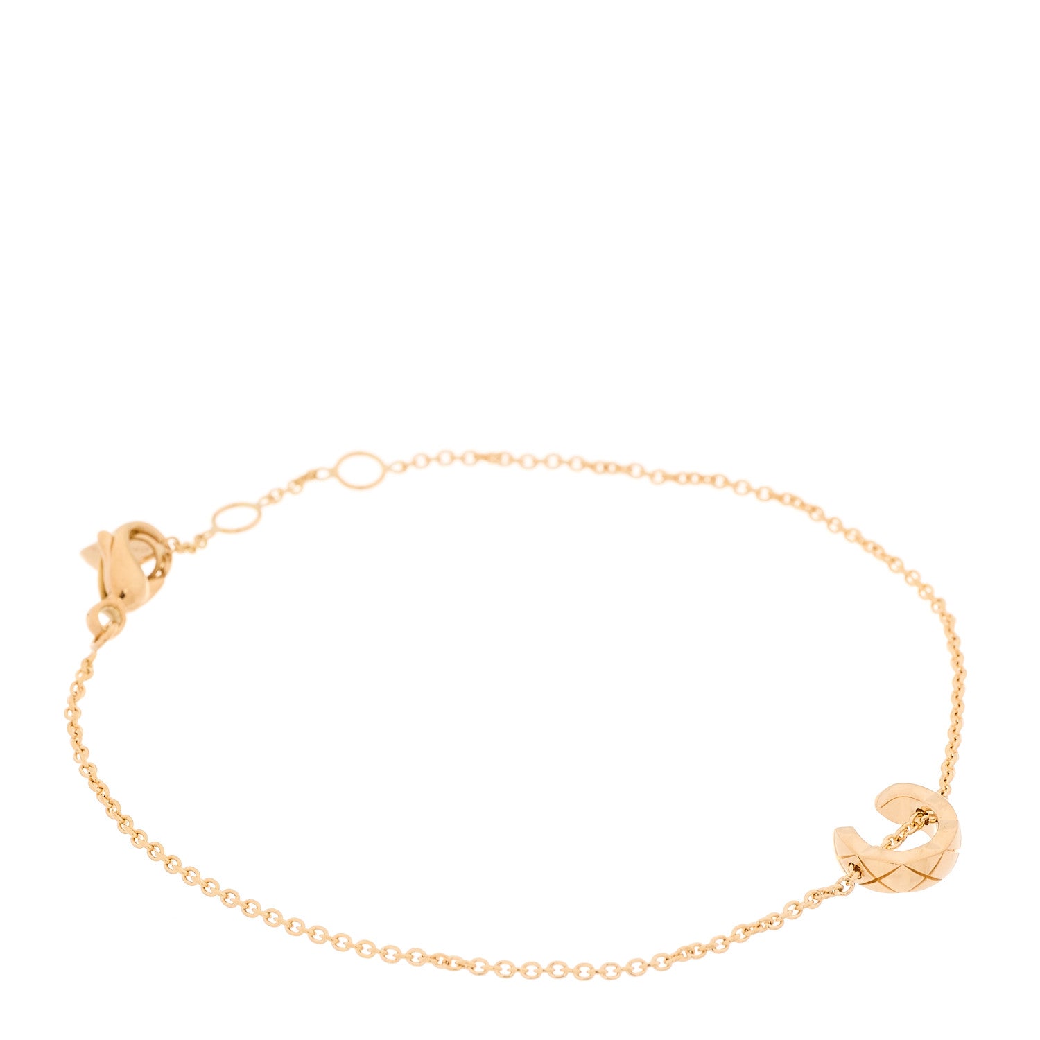 Chanel 18K Yellow Gold Coco Crush Station Bracelet 1741386 Chanel 18K Yellow Gold Coco Crush Station Bracelet 1741386