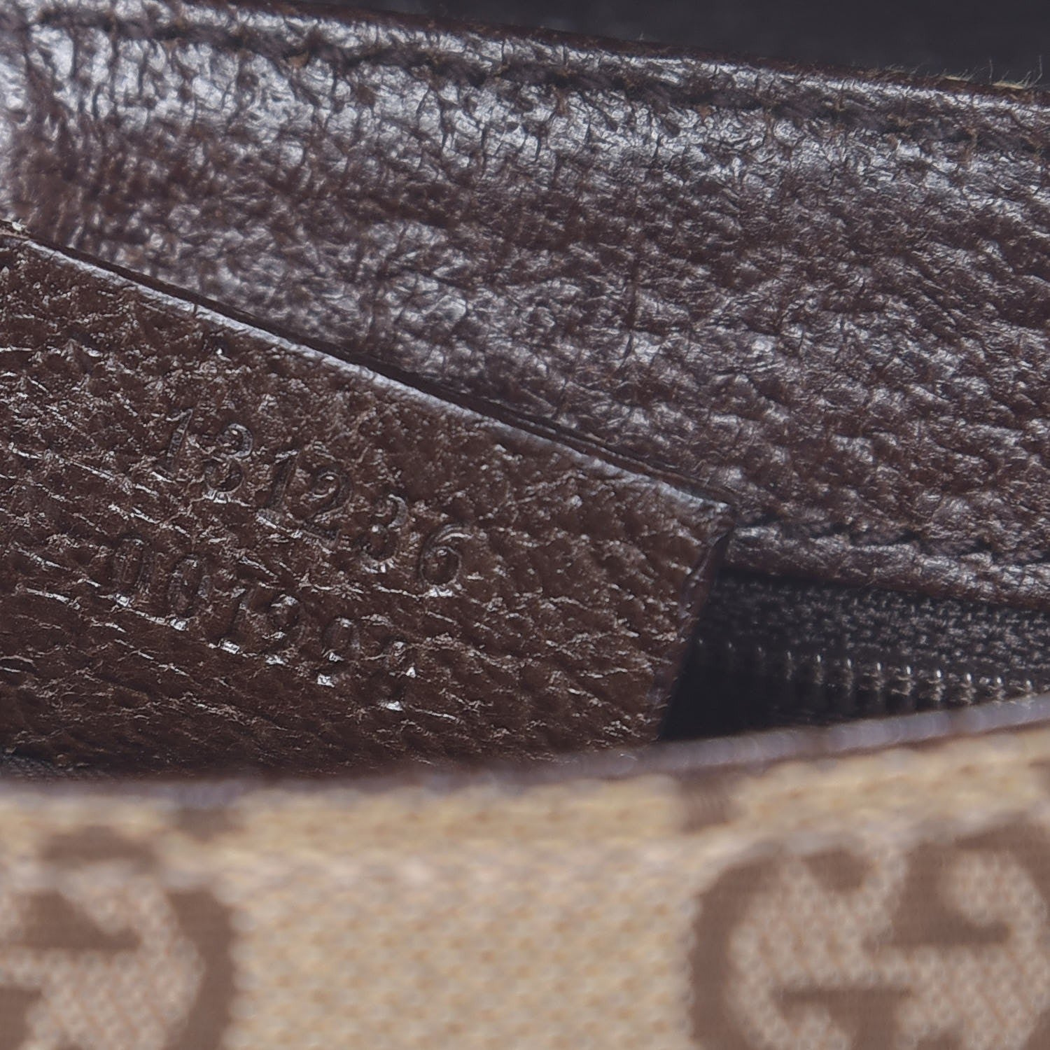 Gucci Monogram Waist Pouch Bag Dark Brown 7 of 7