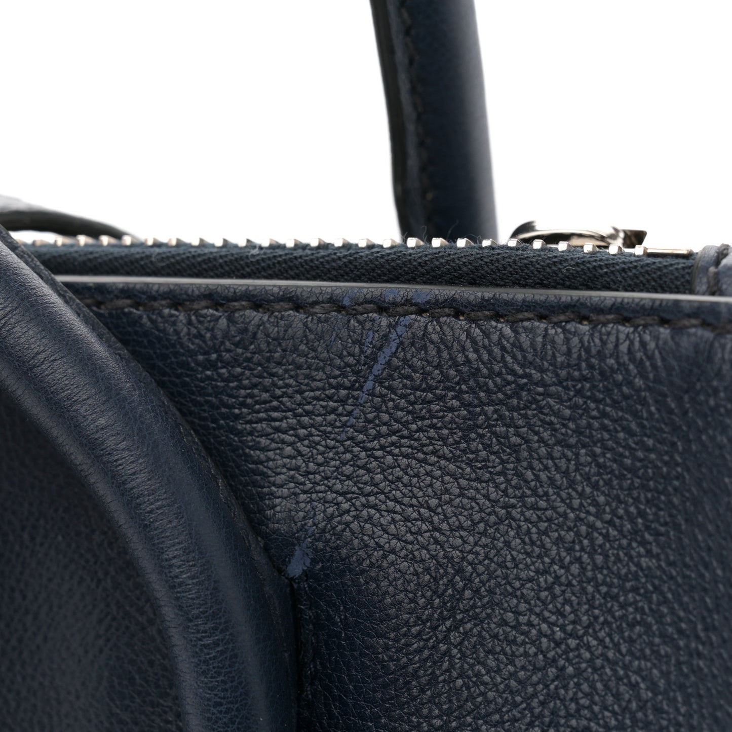 Glace Calf Scamosciato Twin Pocket Tote Baltico