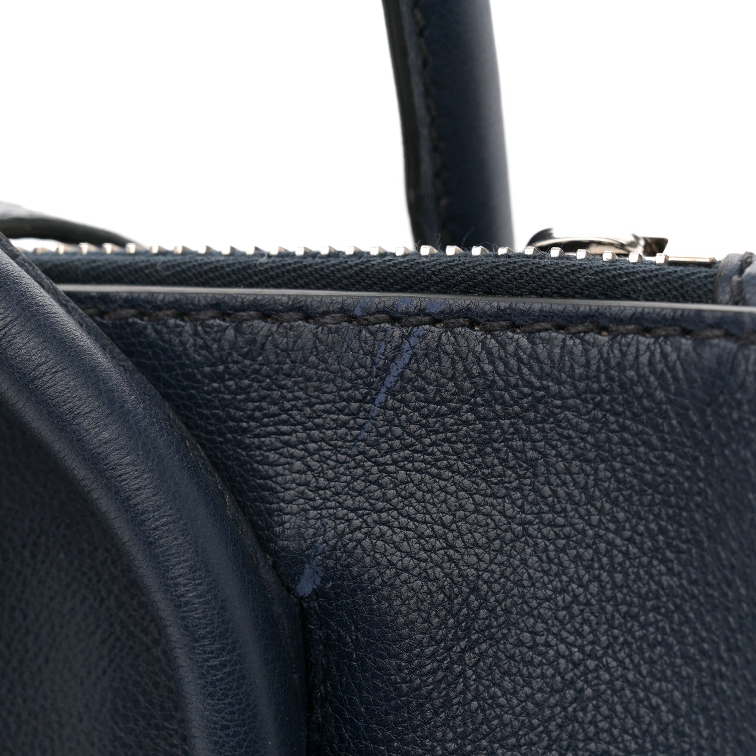 Prada Glace Calf Scamosciato Twin Pocket Tote Baltico 11 of 11