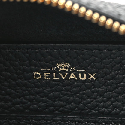 Delvaux Taurillon Soft Mini Cool Box Satchel Black 6 of 9