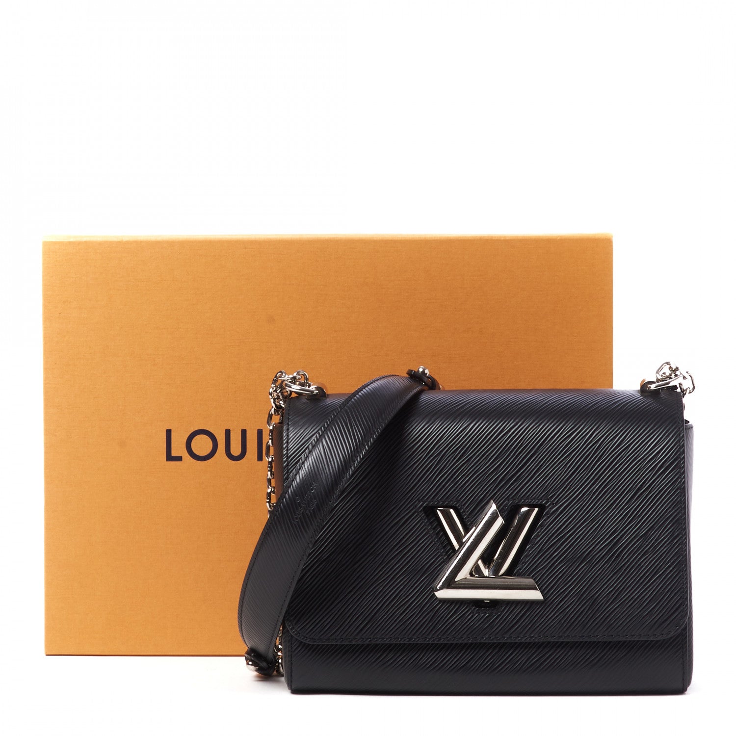 Louis Vuitton Epi Twist Shoulder Bag MM Black 10 of 10