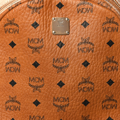 MCM Visetos Medium Side Studs Stark Backpack Cognac 7 of 11