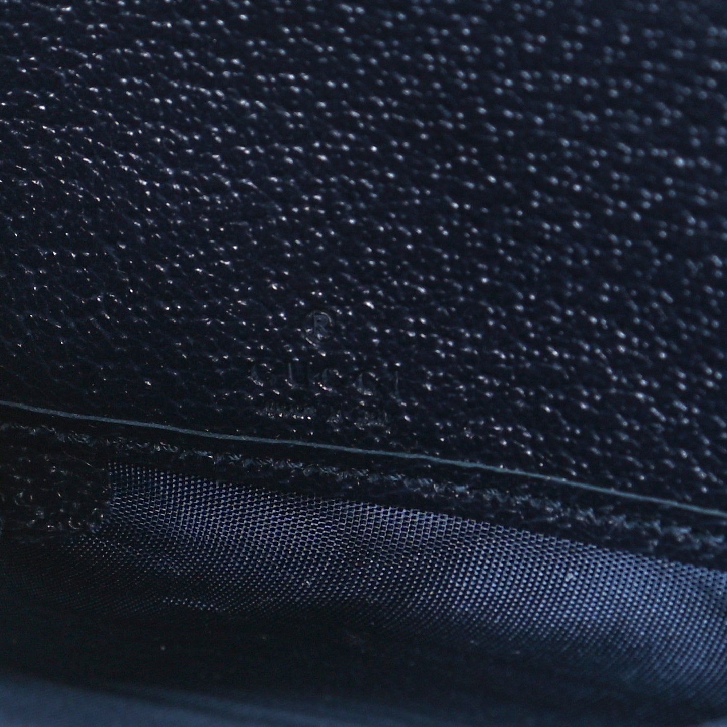 GG Supreme Monogram Textured Dollar Calfskin Web Ophidia Zip Around Wallet Beige Blue