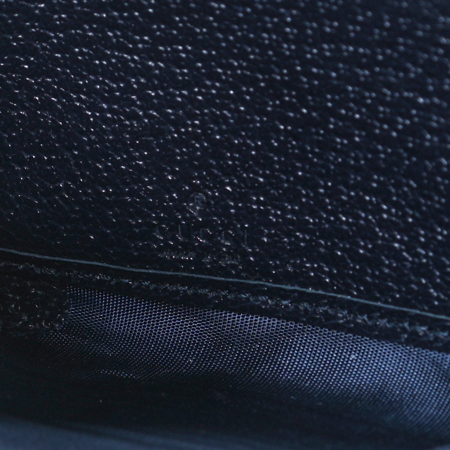 Gucci GG Supreme Monogram Textured Dollar Calfskin Web Ophidia Zip Around Wallet Beige Blue 6 of 9