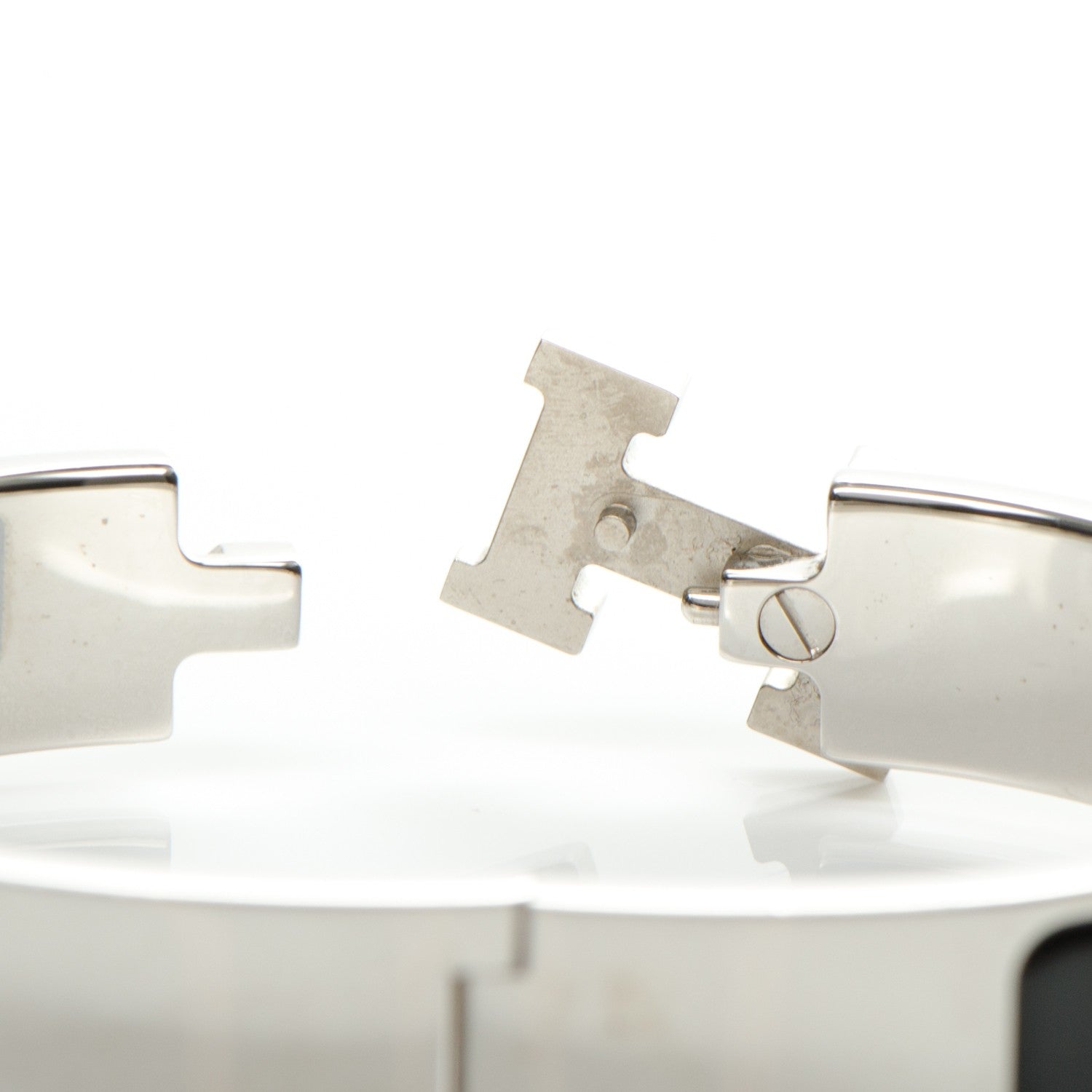 Hermes Enamel Narrow Clic Clac H Bracelet PM Black 4 of 5